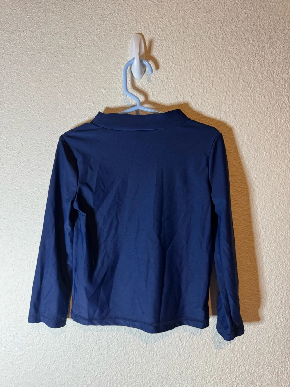 Carter's Navy Long-Sleeve Shark Tee with Red Stars